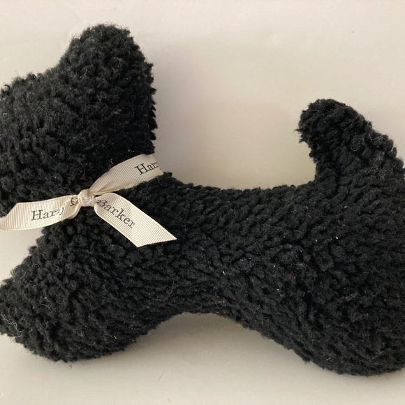 Harry Barker Dog Toys/Black Stuffed Dog/Rope Toy/Hemp Bone/ALL NEW/NEVER USED! - Picture 2 of 7